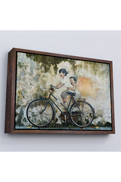 Oxyteez Tablou pentru copii cu graffiti pentru biciclete cu rame din lemn-7241