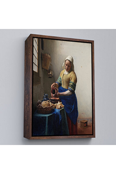 Oxyteez Rama din lemn Johannes Vermeer - Tablou Fata Lapte - The Milkmaid-7434