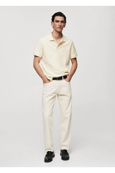 MANGO Man Pique Polo 100% bavlna