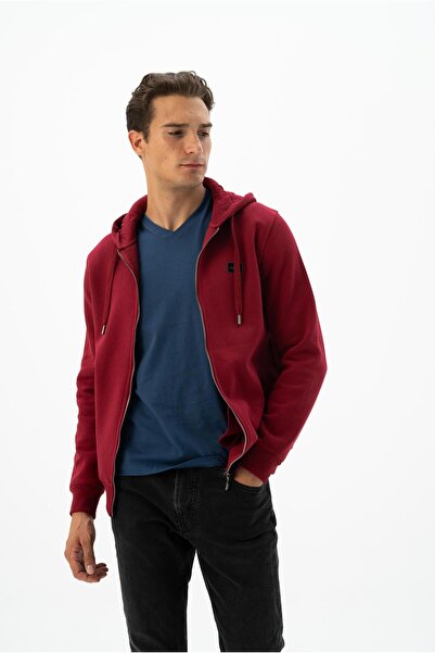 Arma Erkek Kırmızı Kapüşonlu Sweatshirt K24324935801