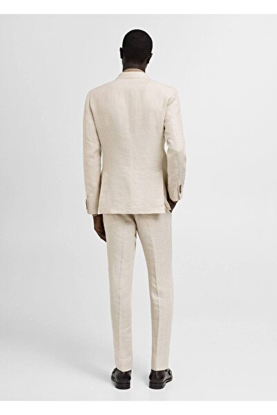 MANGO Man %100 keten slim fit ceket