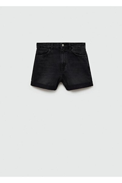 MANGO Woman Mom-fit Denim Şort