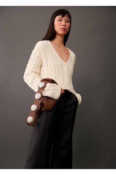 MANGO Woman Buttoned Knitwear Cardigan