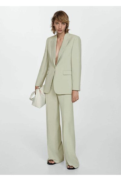 MANGO Woman Lyocell-Blazerjacke