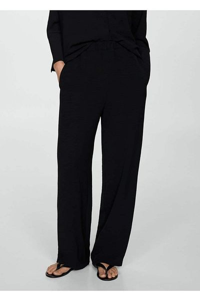 MANGO Woman Draped Woven Pants