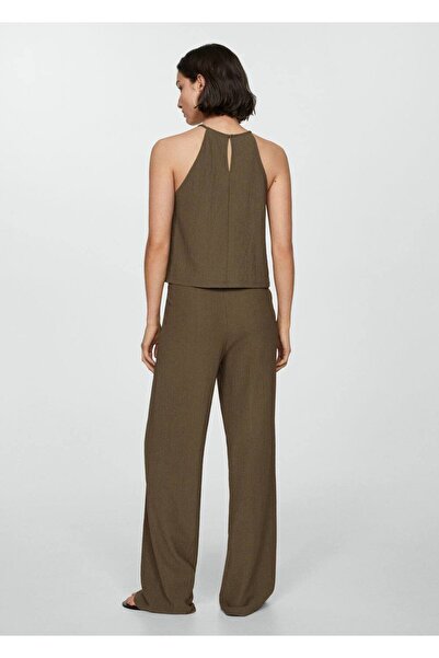 MANGO Woman Gathered Textured Blouse