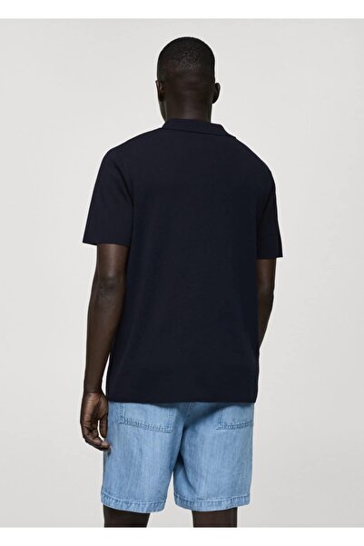 MANGO Man Poloshirt aus strukturierter Baumwolle