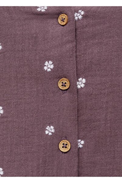 MANGO Baby Çiçek Işlemeli Elbise