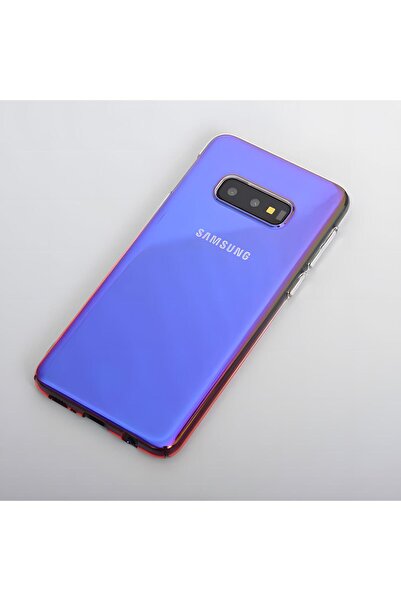 Cepustik Telefon Aksesuarları Galaxy S10E Kılıf Parlak Renk Geçişli Kılıf