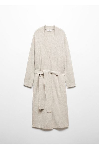 MANGO Woman Oversize πλεκτή ζακέτα