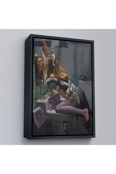 Limitless Γυναικείο Πίνακας με Ξύλινο Πλαίσιο-7814