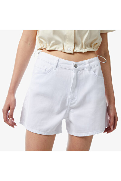 Lacoste Γυναικείο λευκό σορτς