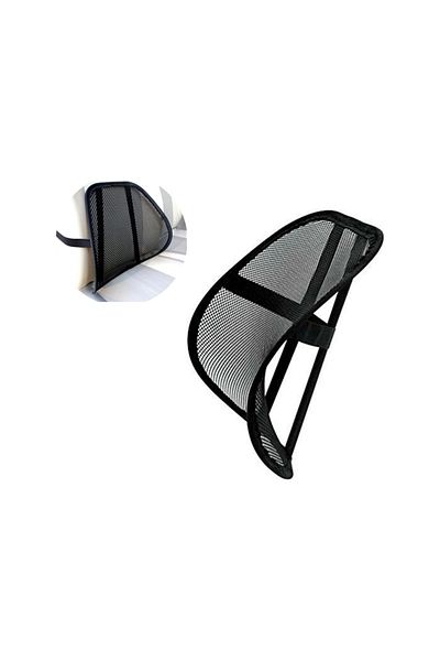 Autokit Orthopedic Back Waist Cushion Adjustable Car Seat Chair with Mesh Support