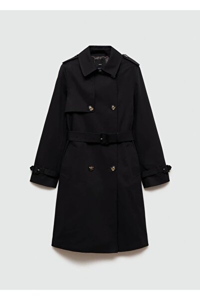 MANGO Woman Klasik kemerli trençkot