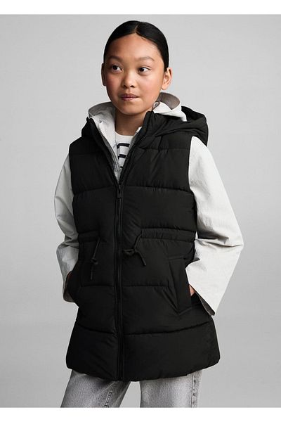 MANGO Kids Long Quilted Vest