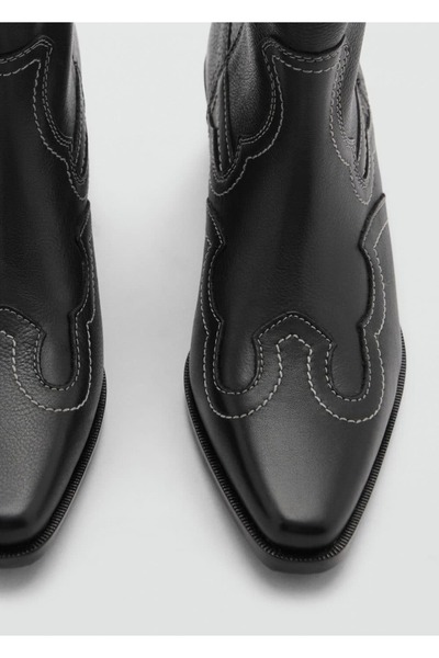 Mango Teen Kovboy tarz deri bot