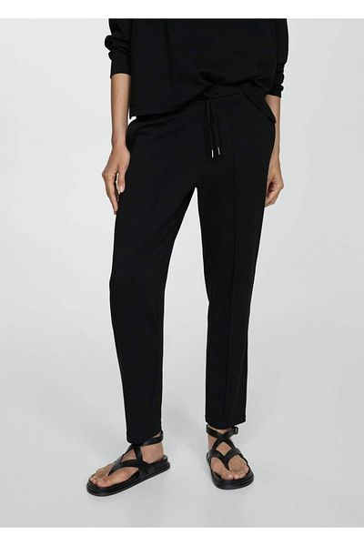 MANGO Woman Stitched jogger pants