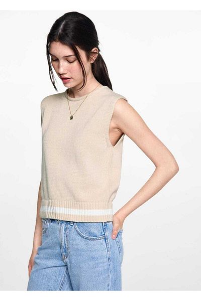Mango Teen Striped Knitted Jumpers