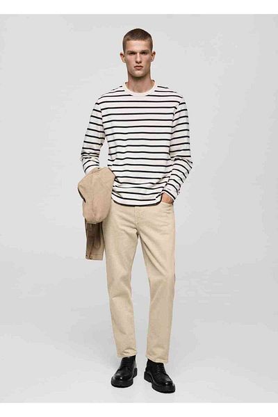 MANGO Man Παντελόνι Jean Tapered Crop