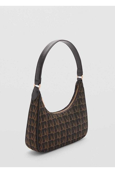 MANGO Woman Jacquard Shoulder Bag