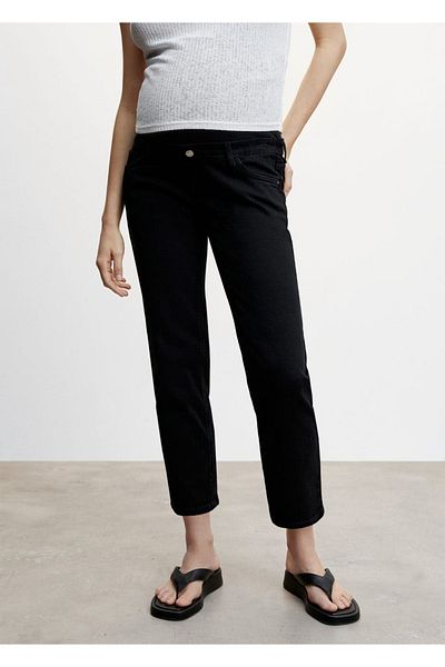 MANGO Woman Schwangere Jeans mit geradem Schnitt