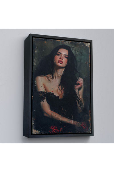 Limitless Ξύλινο Πλαίσιο Bohemian Γυναικείο Πίνακας-7960