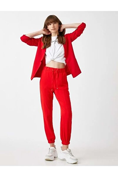 Koton Red Red Women's Clothing Trousers - 2 KAK42071UW