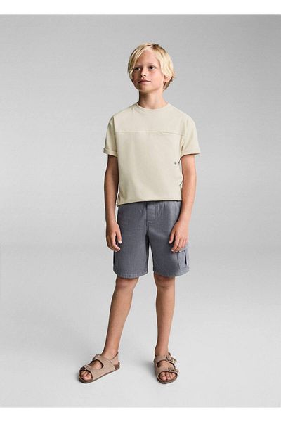 MANGO Kids Βαμβακερό μπλουζάκι