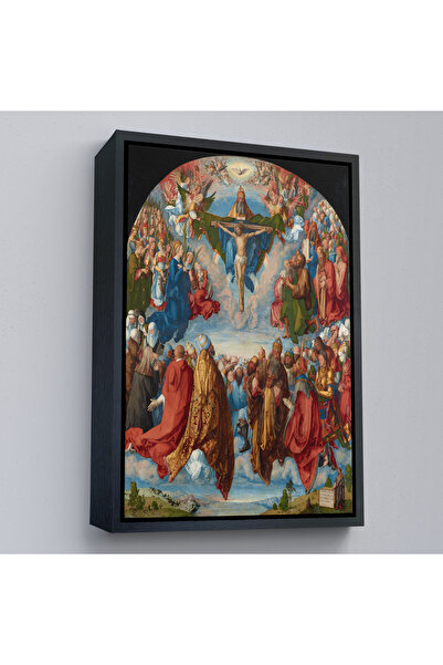 Oxyteez Albrecht Durer cu rama din lemn - Pictură de admirație a Trinității -...