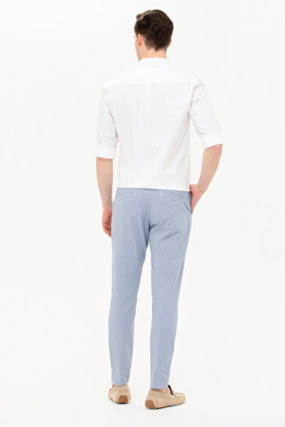 U.S. Polo Assn. Erkek Mavi Kanvas Pantolon 50263803-VR036