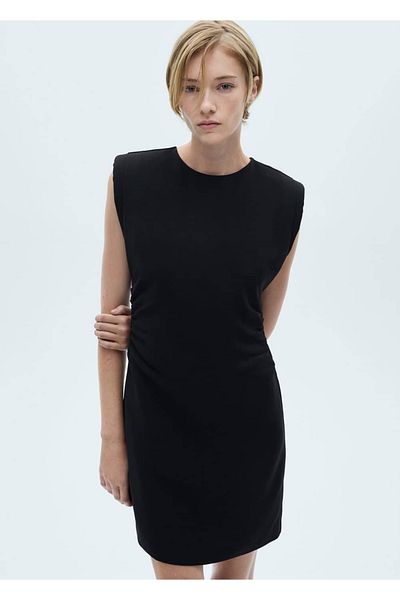 MANGO Woman Krátké šaty - Detailní závěs