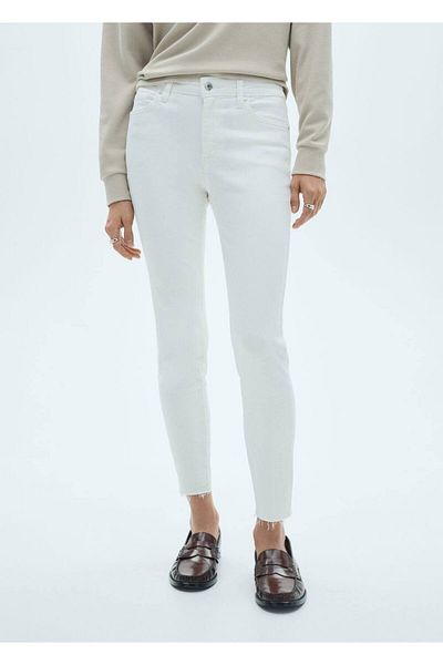 MANGO Woman Blugi skinny decupați