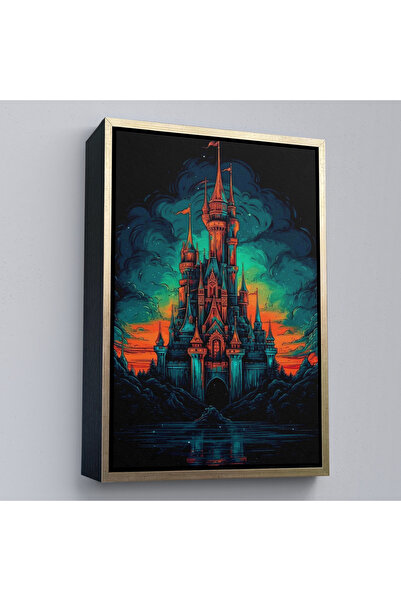 Home Castelul Medieval din Europa cu cadru din lemn Tablo-7728