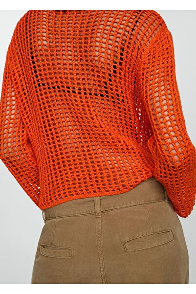 MANGO Woman Ajur örgü kazak