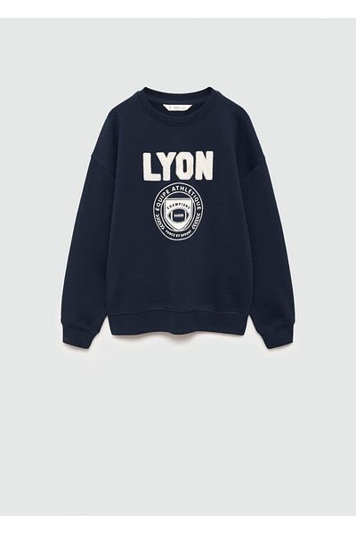 MANGO Kids Dark Blue Sweatshirt for Kids