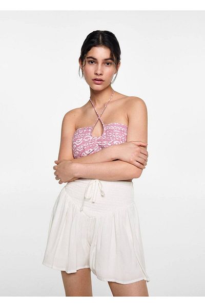 Mango Teen White Shorts for Kids