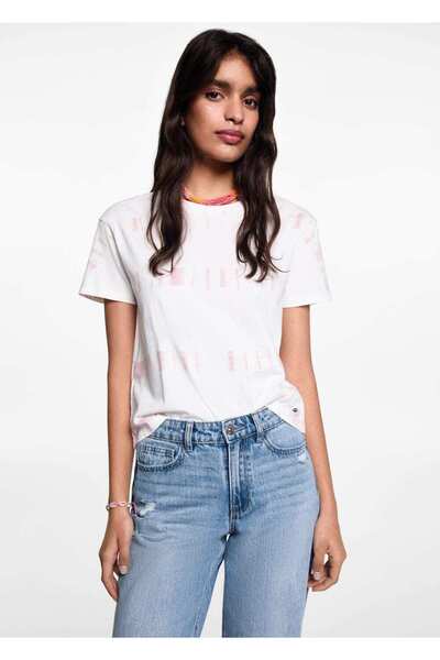 Mango Teen Джинси прямого крою із середньою висотою талії