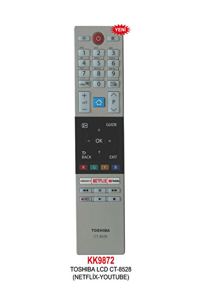Toshiba LCD CT-8528(NETFLİX-YOUTUBE) KUMANDA