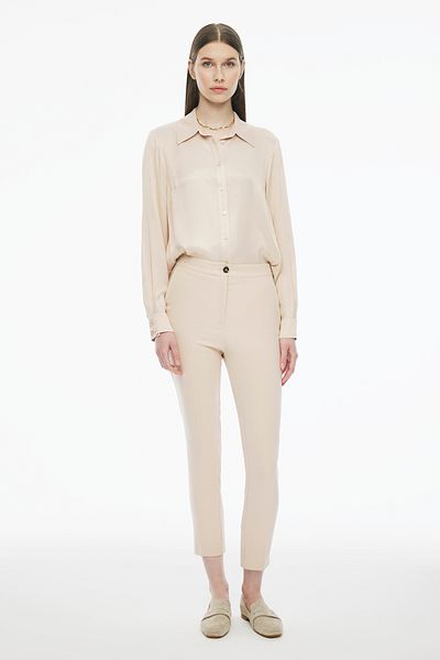 Perspective Beige Colored Fredos Women's Trousers