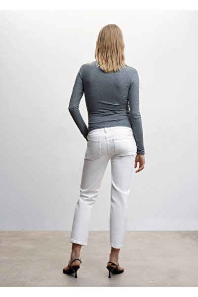 MANGO Woman Düz Kesim Hamile Jean