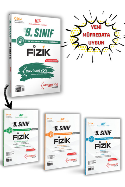 Navigasyon yayınları 9. Sınıf Fizik Kademeli İlerleme Fasikül Seti (MEB Müfre...