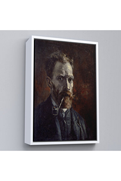 Oxyteez Vincent Van Gogh cu cadru din lemn - Pictură portret cu pipă-7461