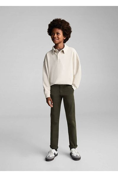 MANGO Kids Cotton chino pants