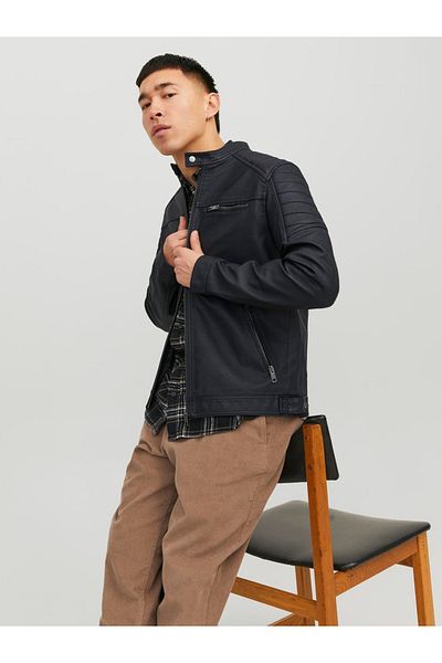 Jack & Jones Jacke aus Wildlederimitat Jacke aus Wildlederimitat