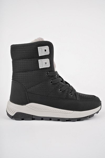 MUGGO BUGS Εγγυημένα Unisex παιδικά μποτάκια - οδοντωτά, γούνινα, κορδόνια και φερμουάρ