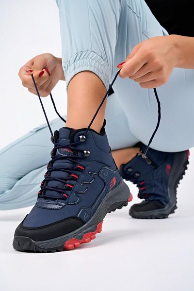 MUGGO Unisex Iceland Guaranteed - Side Zipper Lace-up Winter Trekking Boots