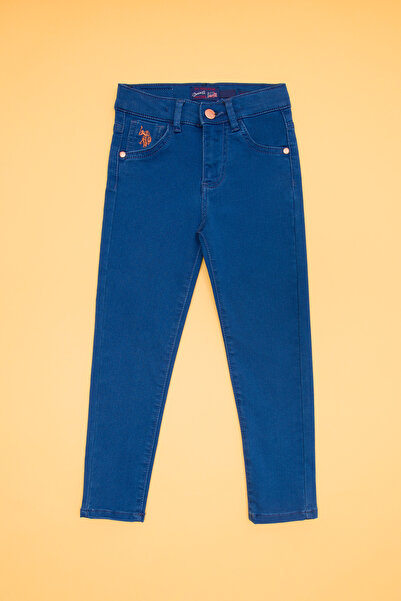 U.S. Polo Assn. Kız Çocuk Açık Mavi Jean Pantolon 50263921-DN0021
