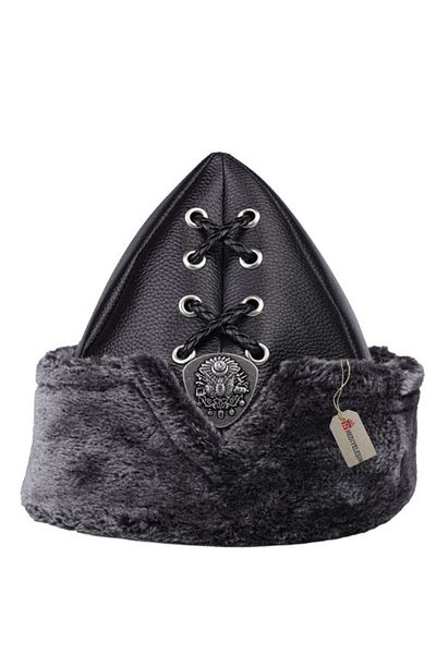 Hediyeleşin BURK, HEART, Traditional Kayi Alpine Hat, Black - 3090