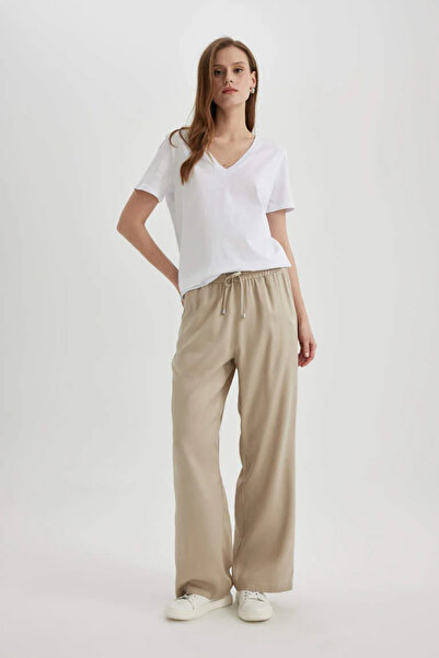 DeFacto Γυναικείο T-shirt W9578az/wt79 Λευκό