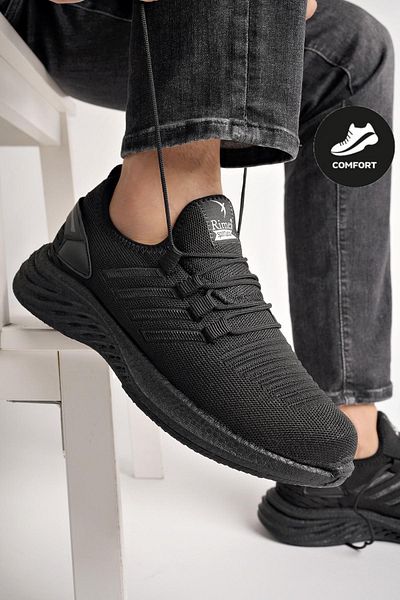 MUGGO Montag Guaranteed Daily Orthopedic Non-Slip Sole Lace-up Striped Men's Sneaker Sports Shoes
